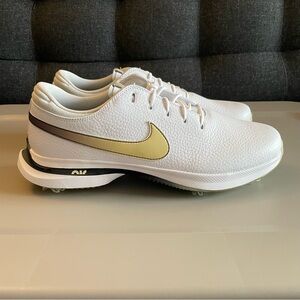 Nike Air Zoom Victory Tour 3 White Gold Leather NEW FQ3274 107 Men’s